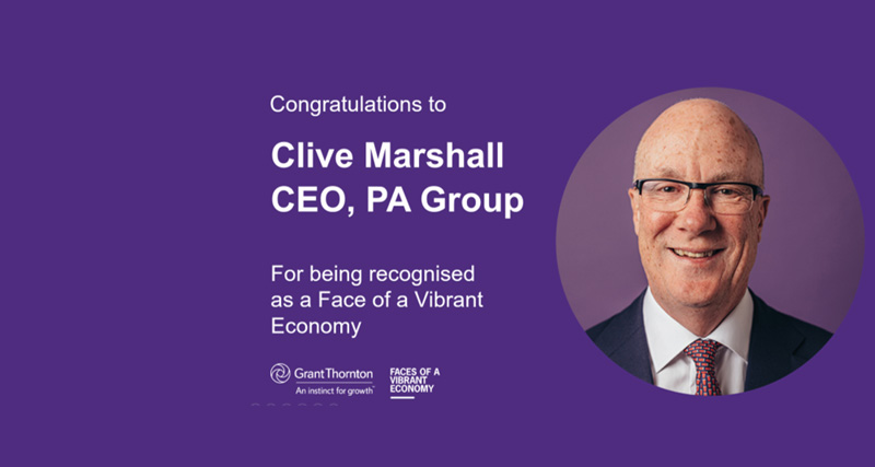 Award for Clive Marshall